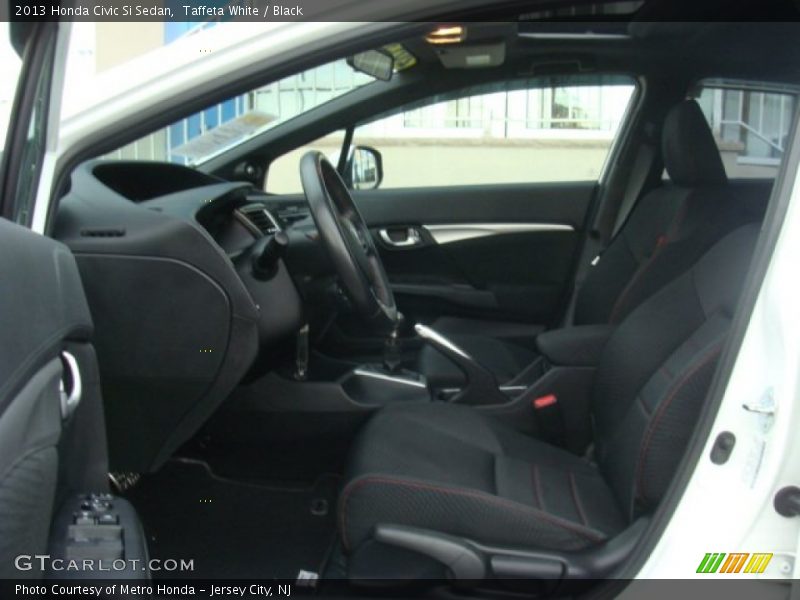 Taffeta White / Black 2013 Honda Civic Si Sedan