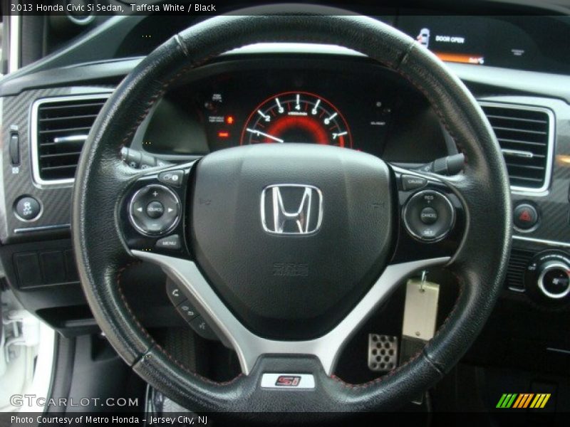 Taffeta White / Black 2013 Honda Civic Si Sedan
