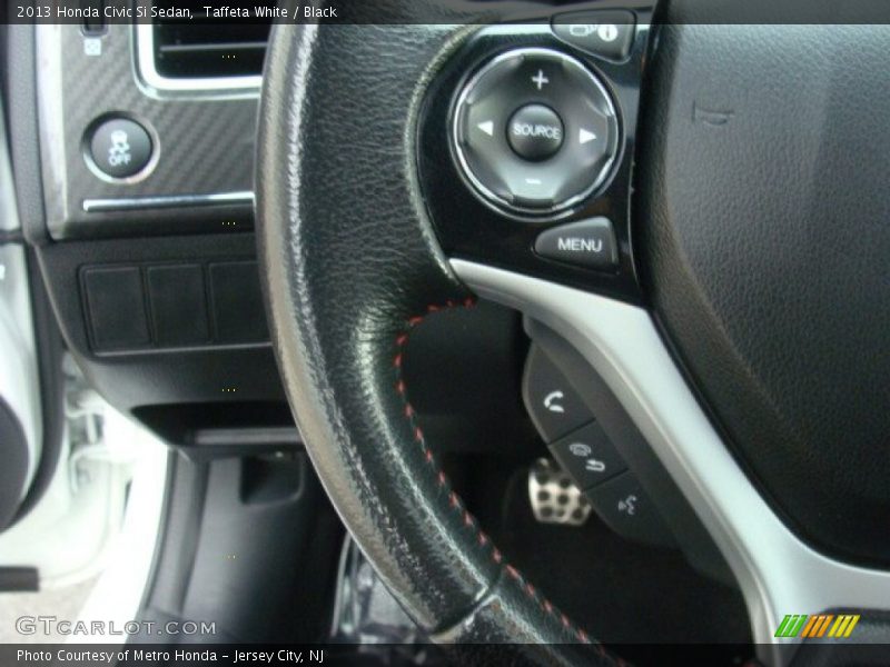 Taffeta White / Black 2013 Honda Civic Si Sedan