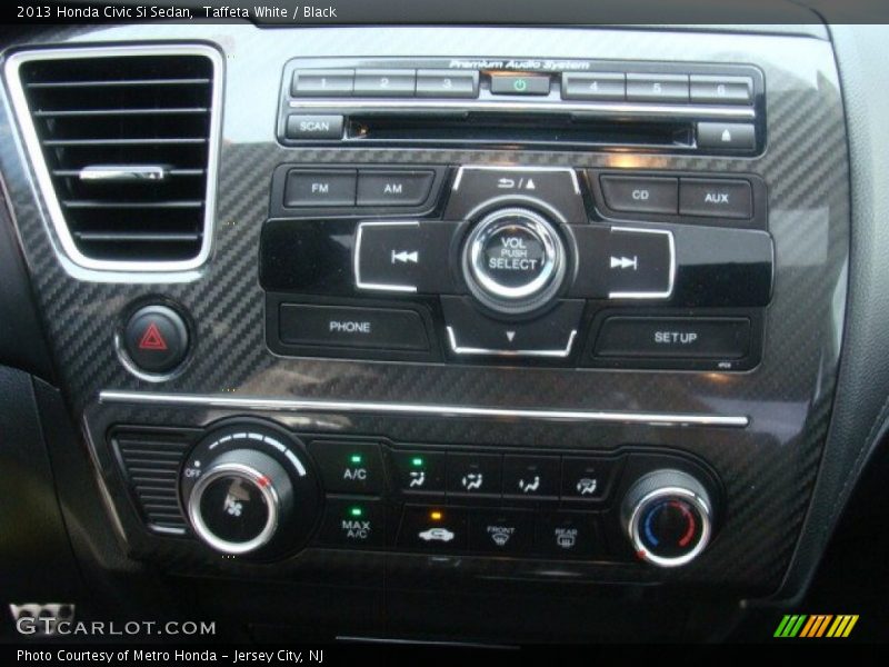 Taffeta White / Black 2013 Honda Civic Si Sedan