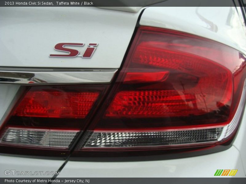 Taffeta White / Black 2013 Honda Civic Si Sedan
