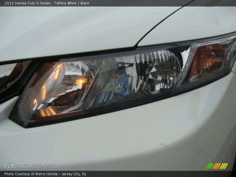 Taffeta White / Black 2013 Honda Civic Si Sedan