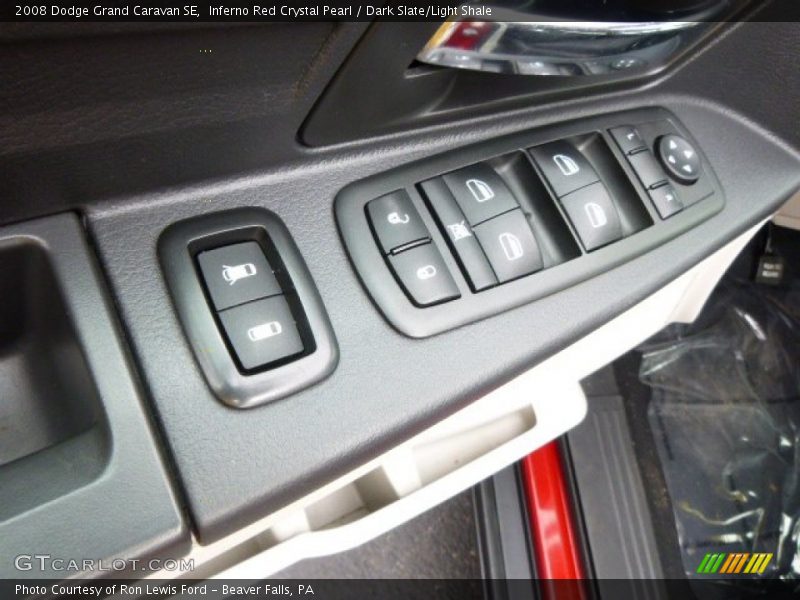 Inferno Red Crystal Pearl / Dark Slate/Light Shale 2008 Dodge Grand Caravan SE