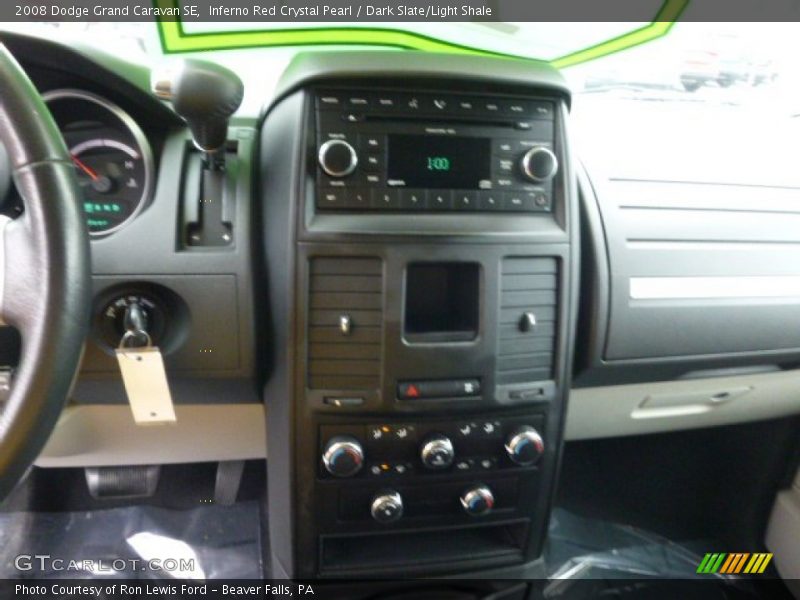 Inferno Red Crystal Pearl / Dark Slate/Light Shale 2008 Dodge Grand Caravan SE