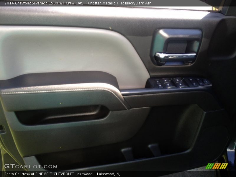 Tungsten Metallic / Jet Black/Dark Ash 2014 Chevrolet Silverado 1500 WT Crew Cab