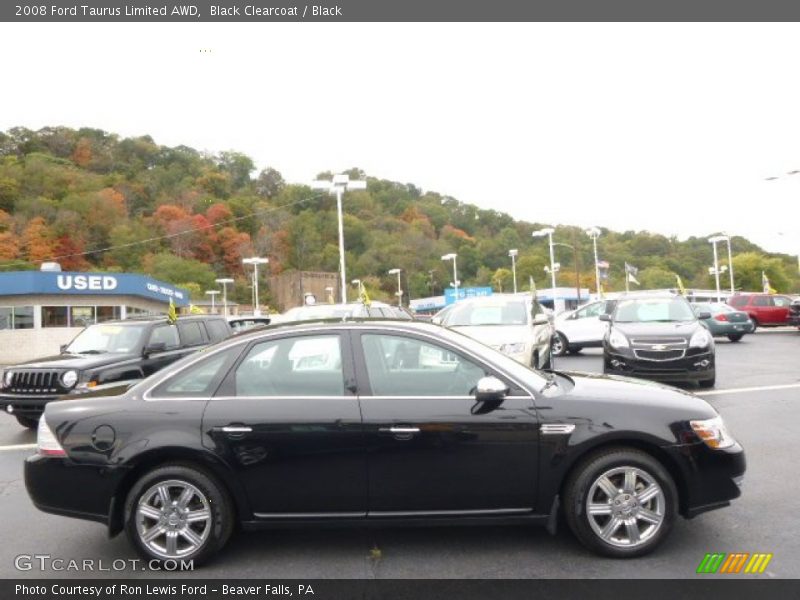 Black Clearcoat / Black 2008 Ford Taurus Limited AWD