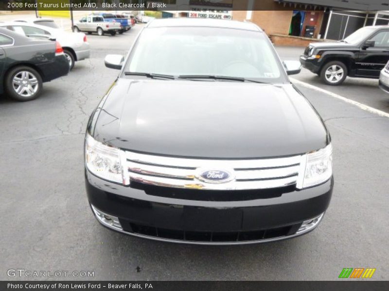 Black Clearcoat / Black 2008 Ford Taurus Limited AWD