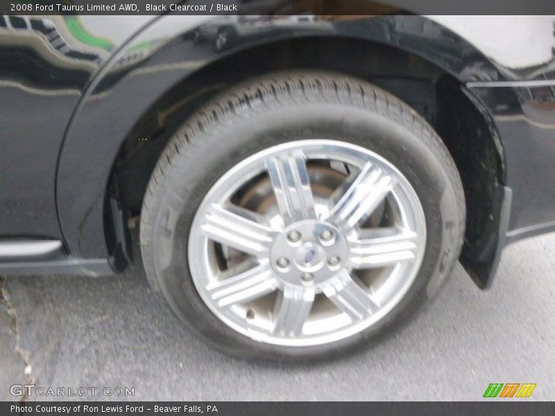 Black Clearcoat / Black 2008 Ford Taurus Limited AWD