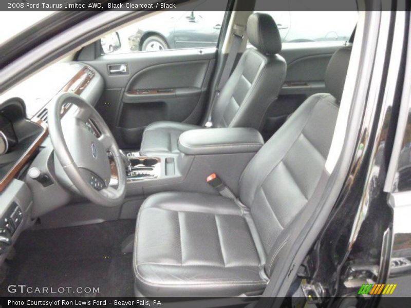 Black Clearcoat / Black 2008 Ford Taurus Limited AWD