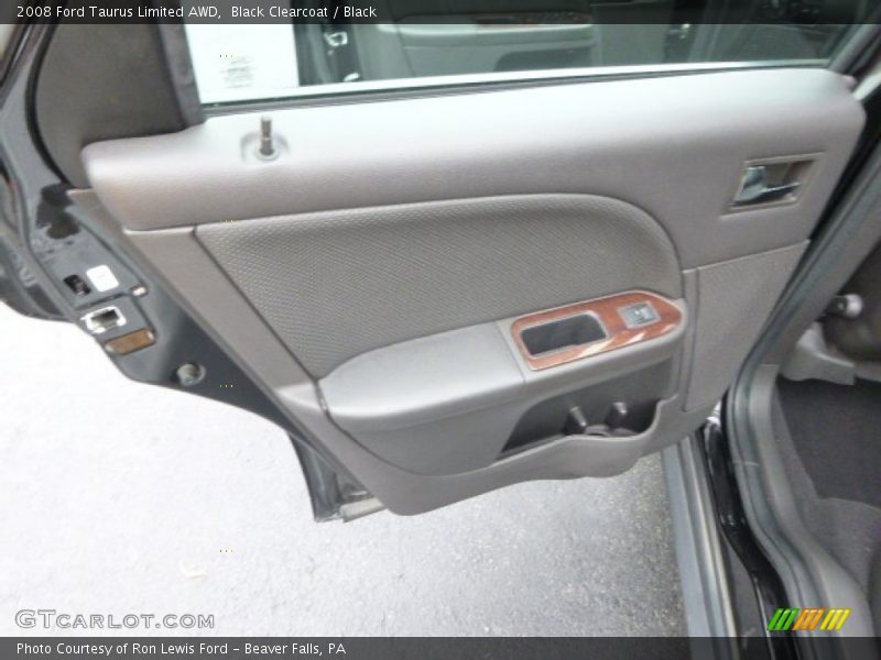 Black Clearcoat / Black 2008 Ford Taurus Limited AWD