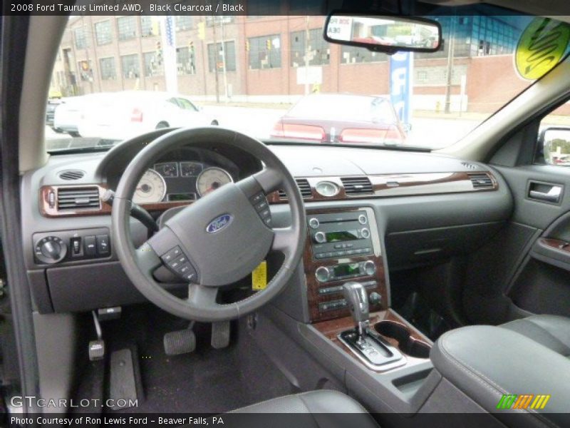 Black Clearcoat / Black 2008 Ford Taurus Limited AWD