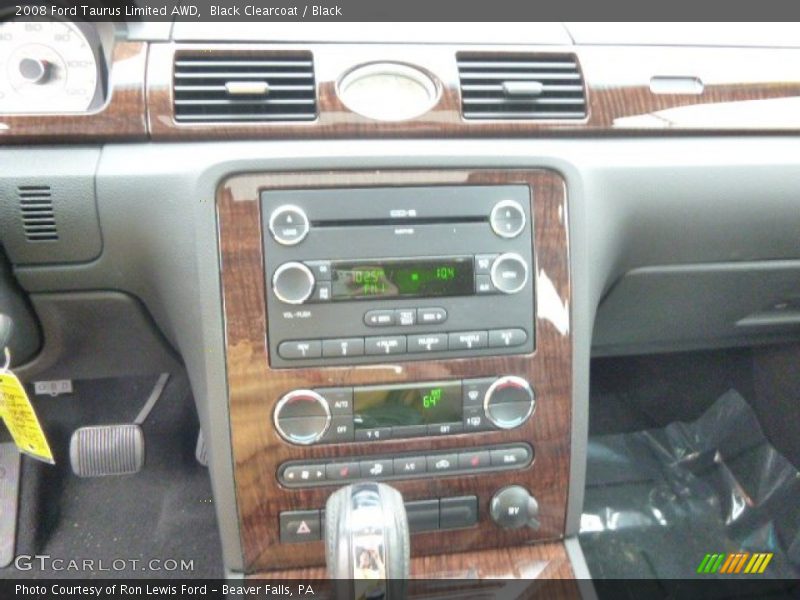 Black Clearcoat / Black 2008 Ford Taurus Limited AWD