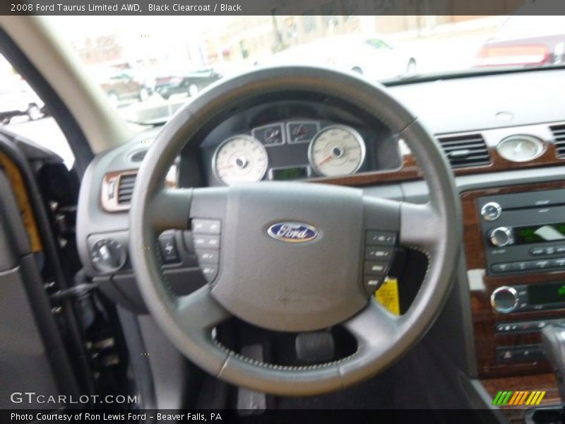 Black Clearcoat / Black 2008 Ford Taurus Limited AWD