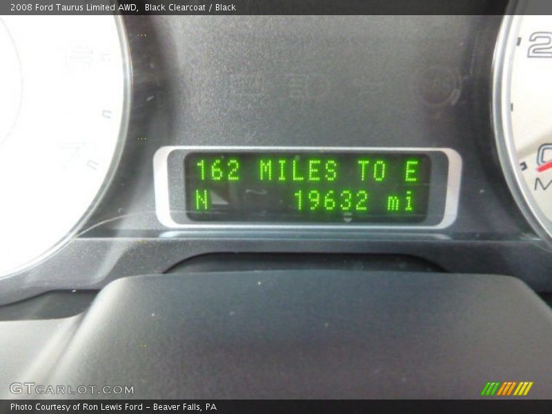 Black Clearcoat / Black 2008 Ford Taurus Limited AWD
