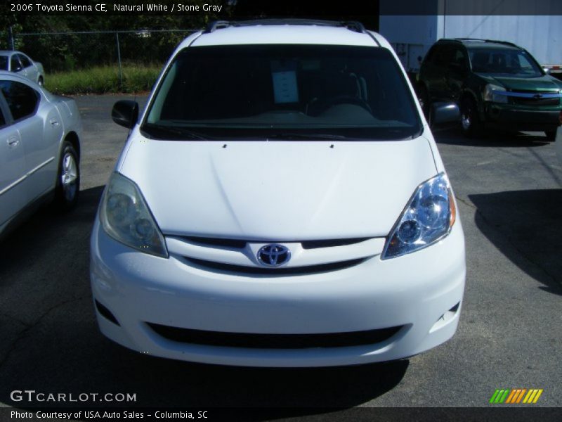 Natural White / Stone Gray 2006 Toyota Sienna CE