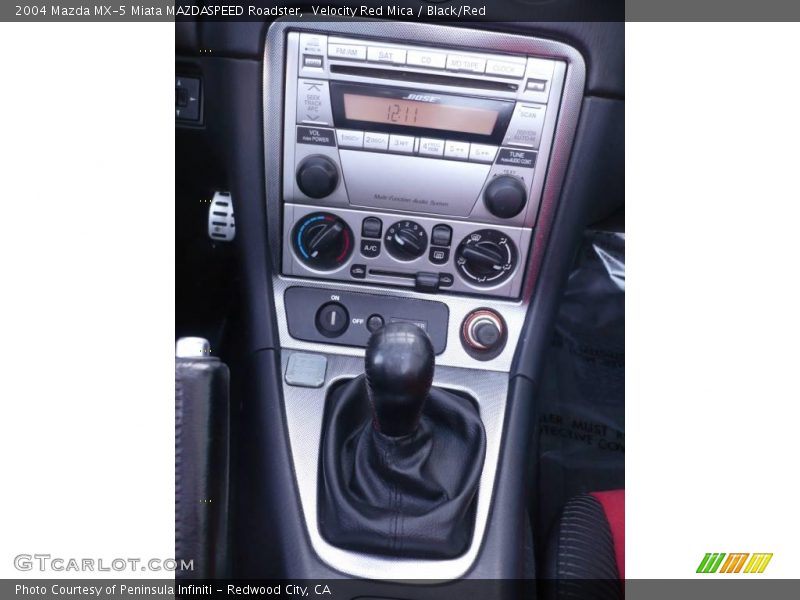 Velocity Red Mica / Black/Red 2004 Mazda MX-5 Miata MAZDASPEED Roadster