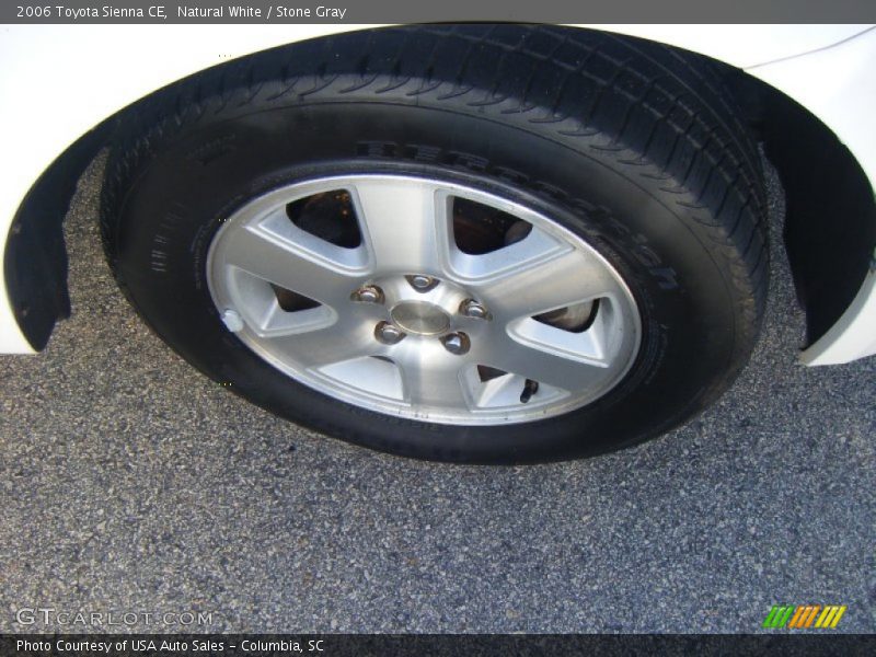 Natural White / Stone Gray 2006 Toyota Sienna CE