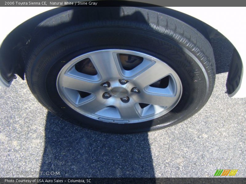 Natural White / Stone Gray 2006 Toyota Sienna CE