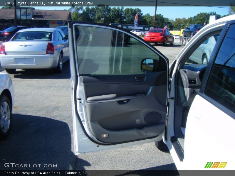 Natural White / Stone Gray 2006 Toyota Sienna CE