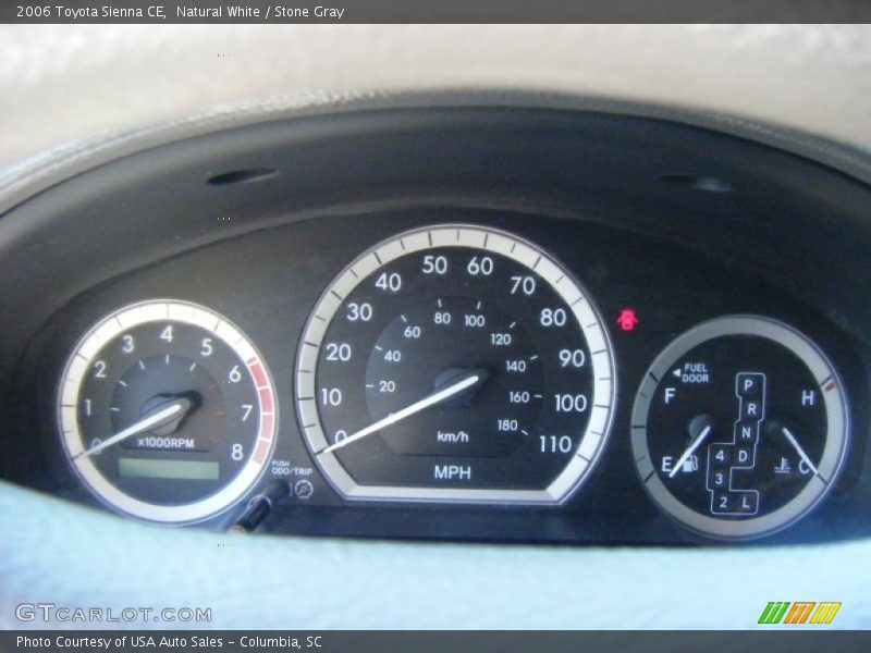 Natural White / Stone Gray 2006 Toyota Sienna CE