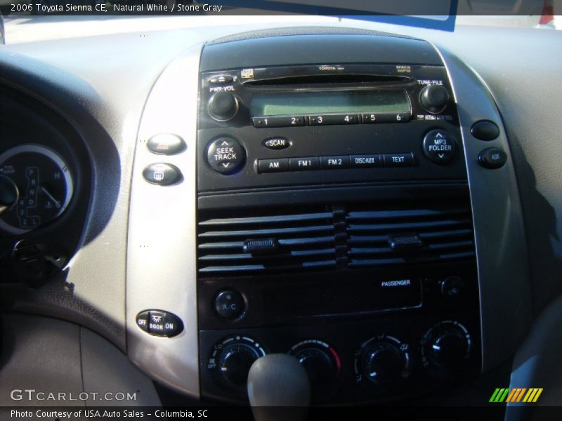 Natural White / Stone Gray 2006 Toyota Sienna CE