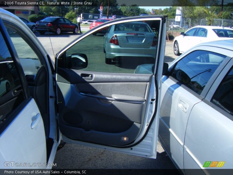 Natural White / Stone Gray 2006 Toyota Sienna CE