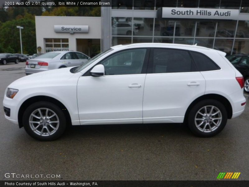 Ibis White / Cinnamon Brown 2011 Audi Q5 2.0T quattro