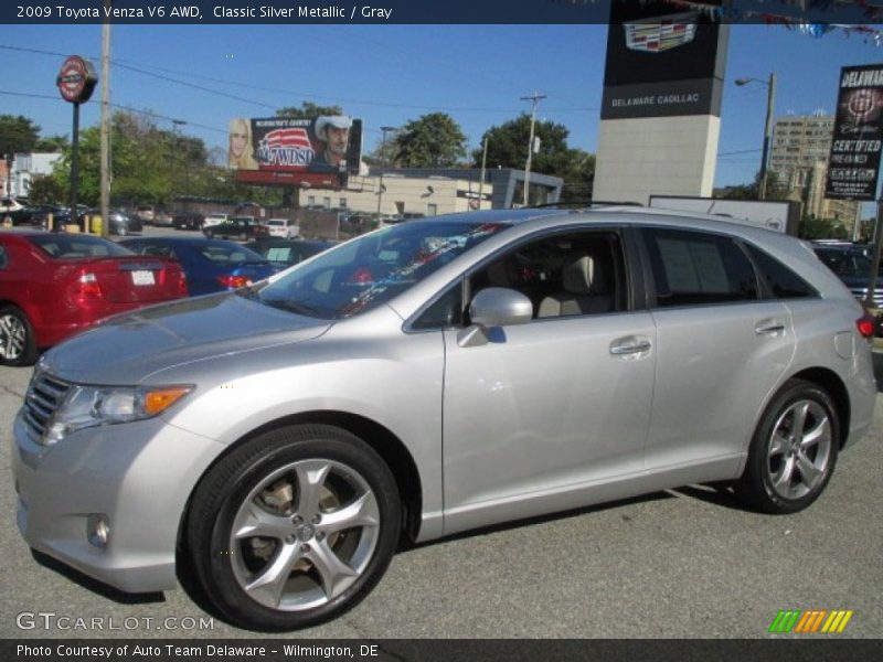 Classic Silver Metallic / Gray 2009 Toyota Venza V6 AWD