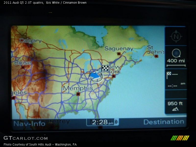 Ibis White / Cinnamon Brown 2011 Audi Q5 2.0T quattro