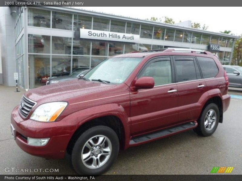 Salsa Red Pearl / Ivory 2008 Lexus GX 470