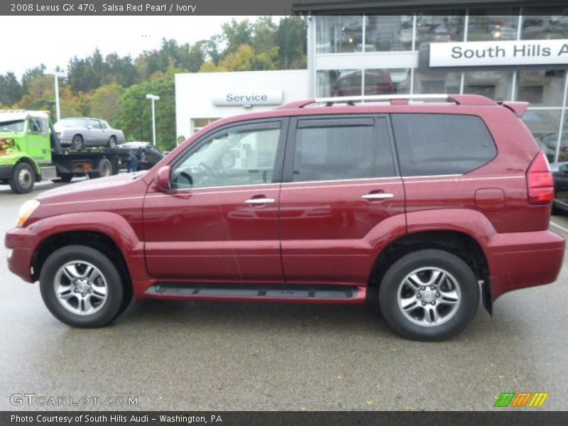 Salsa Red Pearl / Ivory 2008 Lexus GX 470