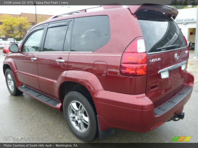 Salsa Red Pearl / Ivory 2008 Lexus GX 470