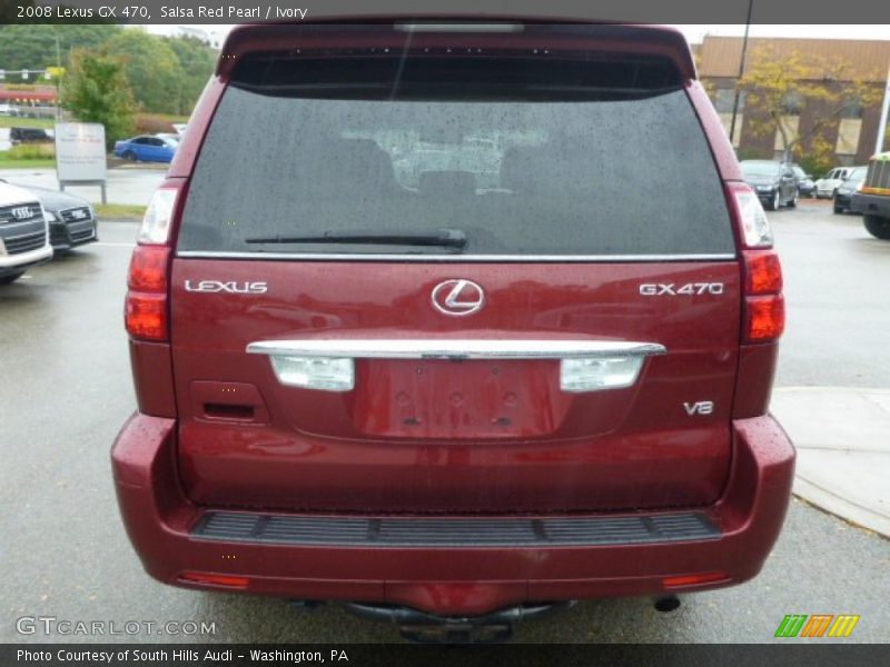 Salsa Red Pearl / Ivory 2008 Lexus GX 470