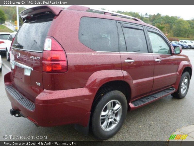 Salsa Red Pearl / Ivory 2008 Lexus GX 470