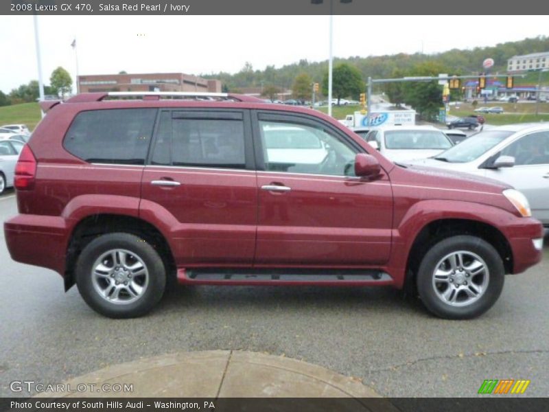 Salsa Red Pearl / Ivory 2008 Lexus GX 470