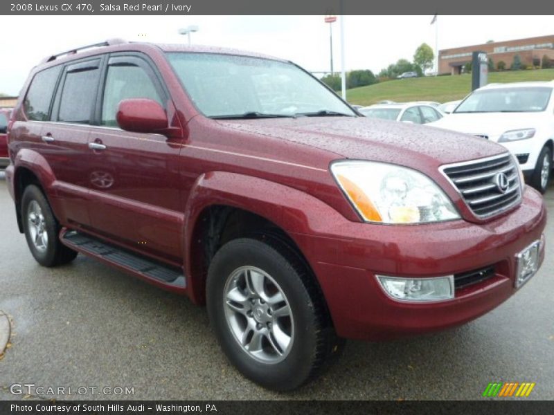 Salsa Red Pearl / Ivory 2008 Lexus GX 470