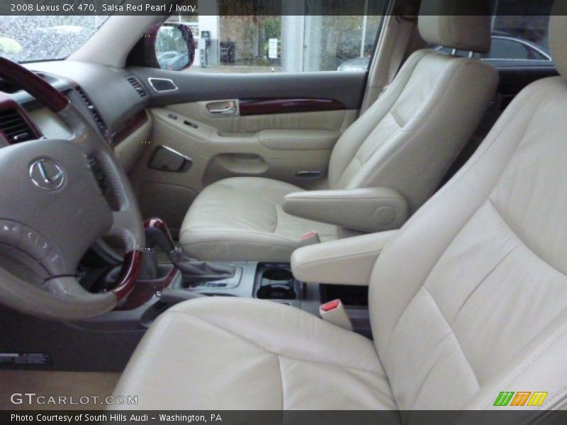 Salsa Red Pearl / Ivory 2008 Lexus GX 470
