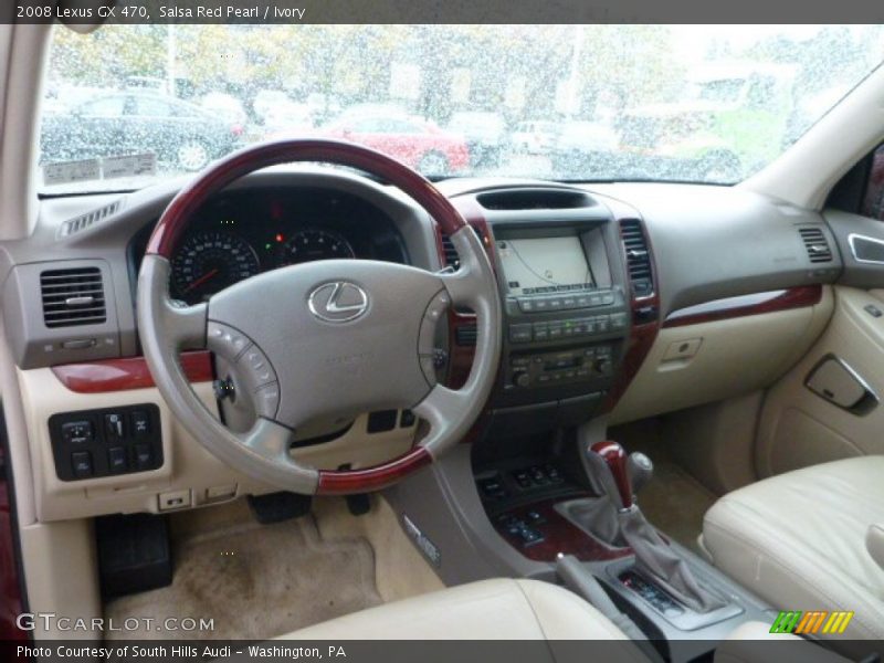 Salsa Red Pearl / Ivory 2008 Lexus GX 470