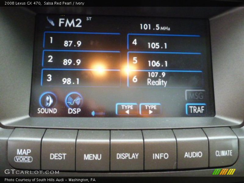Salsa Red Pearl / Ivory 2008 Lexus GX 470