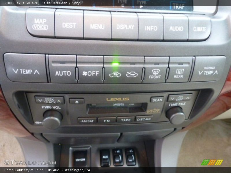 Salsa Red Pearl / Ivory 2008 Lexus GX 470