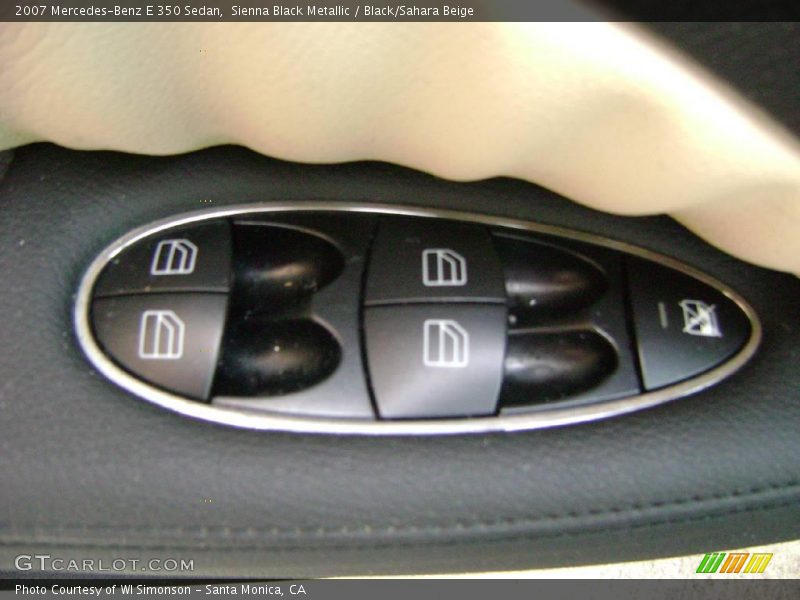 Sienna Black Metallic / Black/Sahara Beige 2007 Mercedes-Benz E 350 Sedan