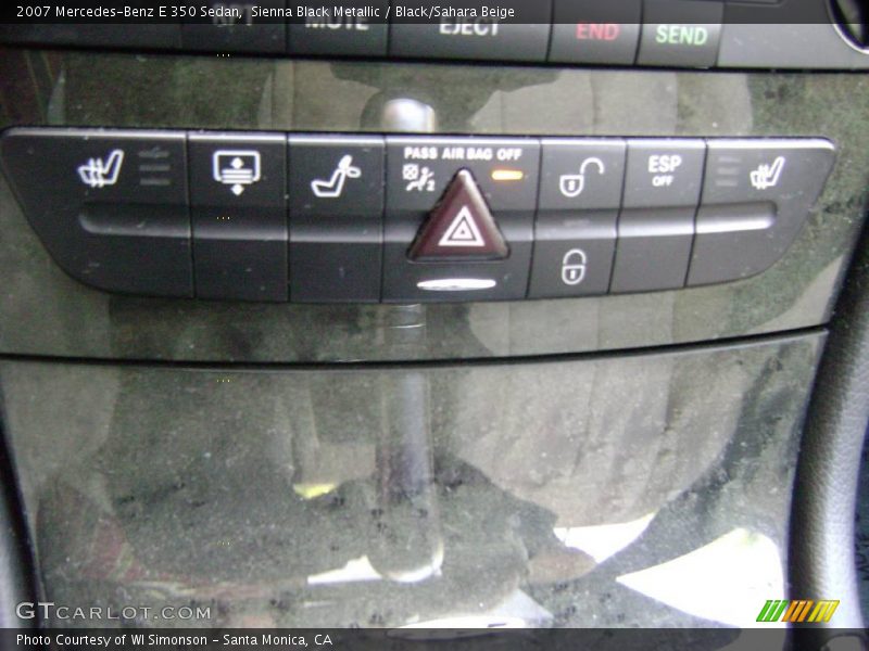 Sienna Black Metallic / Black/Sahara Beige 2007 Mercedes-Benz E 350 Sedan