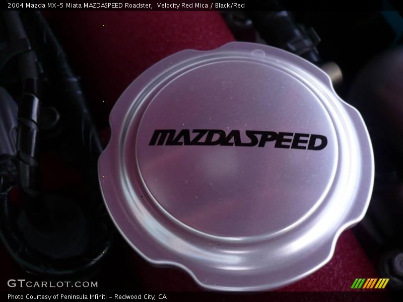 Velocity Red Mica / Black/Red 2004 Mazda MX-5 Miata MAZDASPEED Roadster