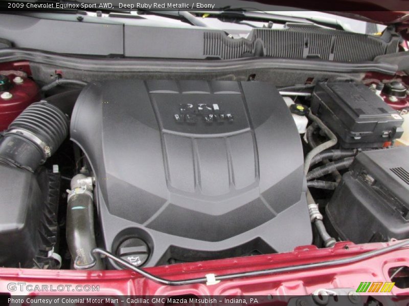 Deep Ruby Red Metallic / Ebony 2009 Chevrolet Equinox Sport AWD