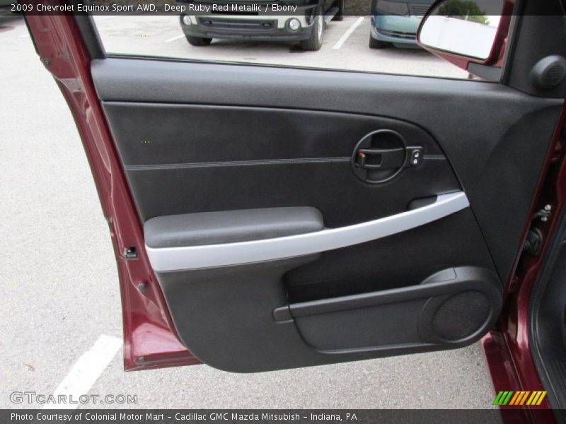 Deep Ruby Red Metallic / Ebony 2009 Chevrolet Equinox Sport AWD