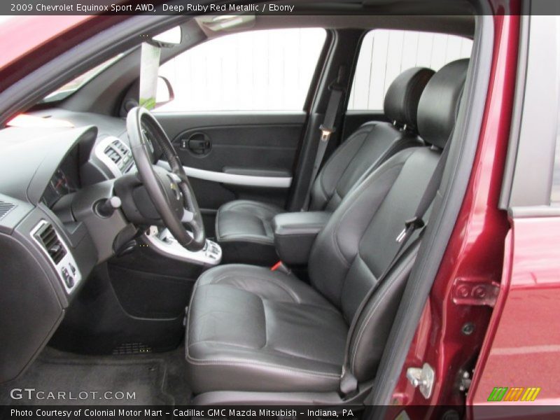 Deep Ruby Red Metallic / Ebony 2009 Chevrolet Equinox Sport AWD