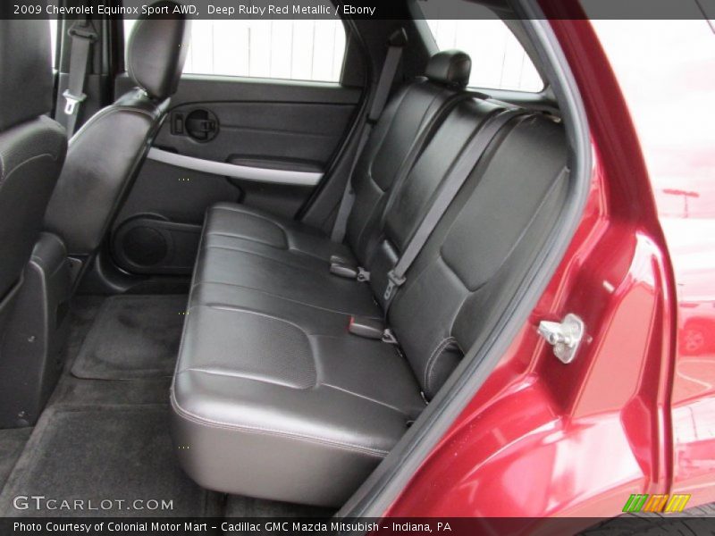 Deep Ruby Red Metallic / Ebony 2009 Chevrolet Equinox Sport AWD