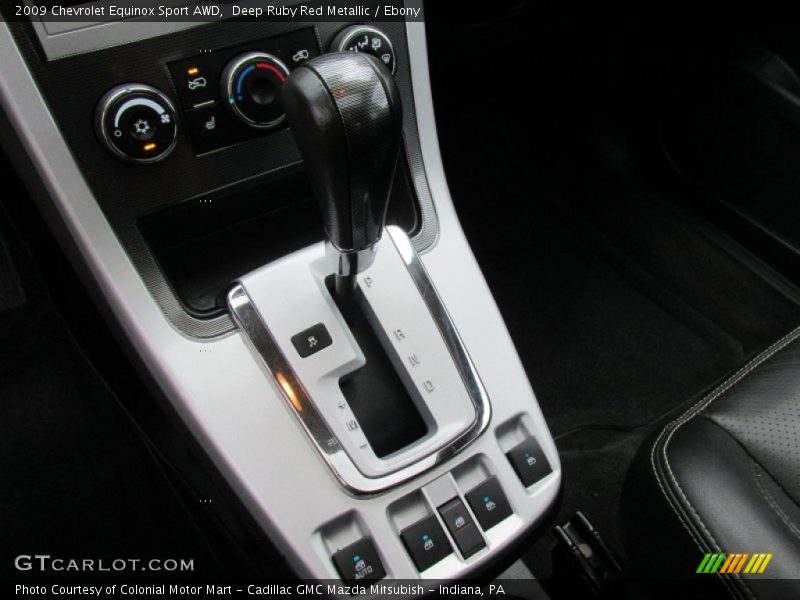 Deep Ruby Red Metallic / Ebony 2009 Chevrolet Equinox Sport AWD
