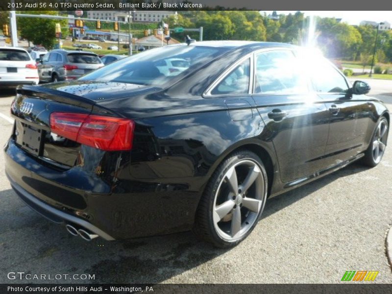 Brilliant Black / Black Valcona 2015 Audi S6 4.0 TFSI quattro Sedan