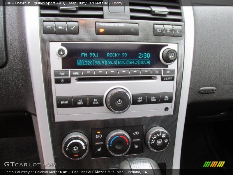Deep Ruby Red Metallic / Ebony 2009 Chevrolet Equinox Sport AWD